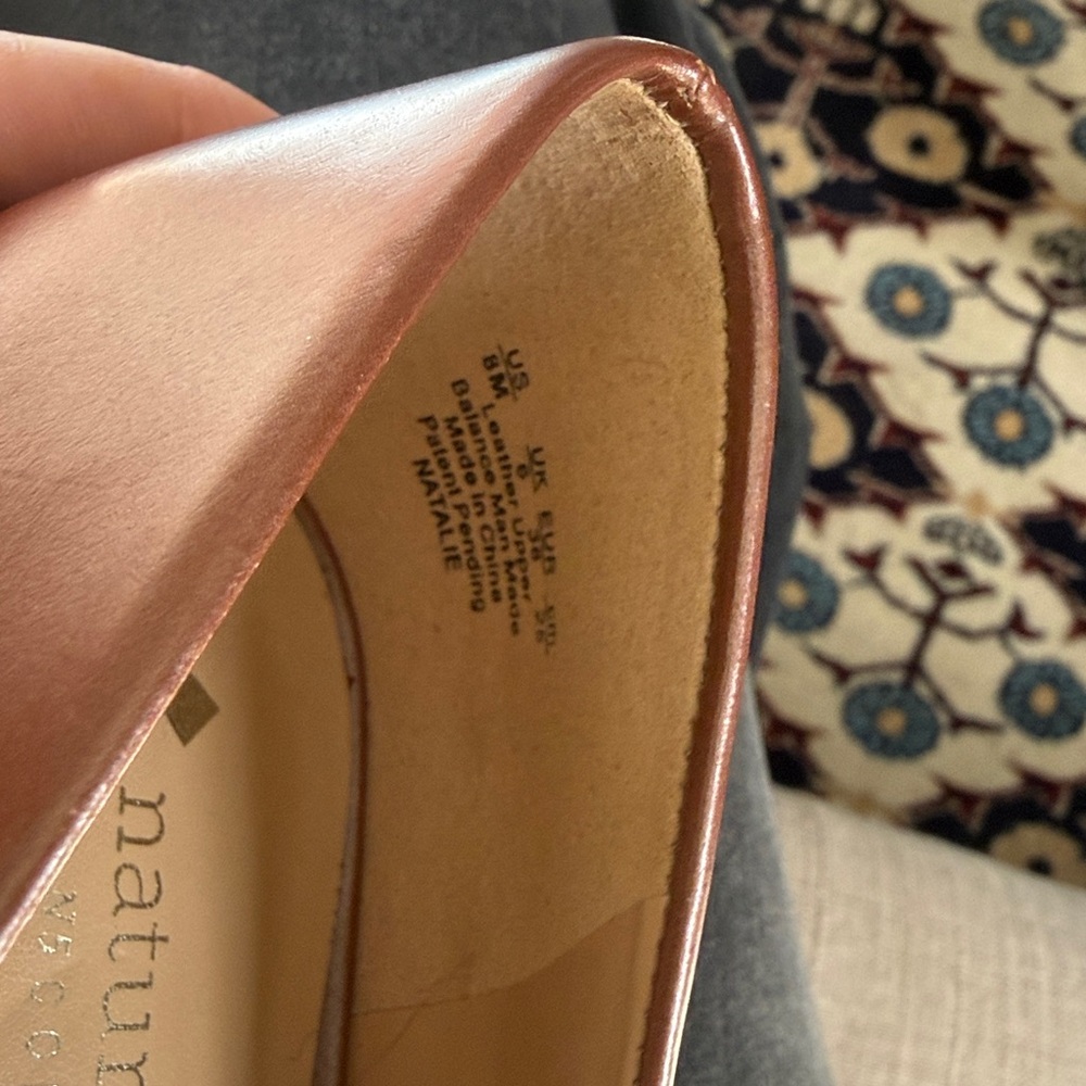 Naturalizer Brown Pointed-Toe Leather Pumps - Picture 7 of 7